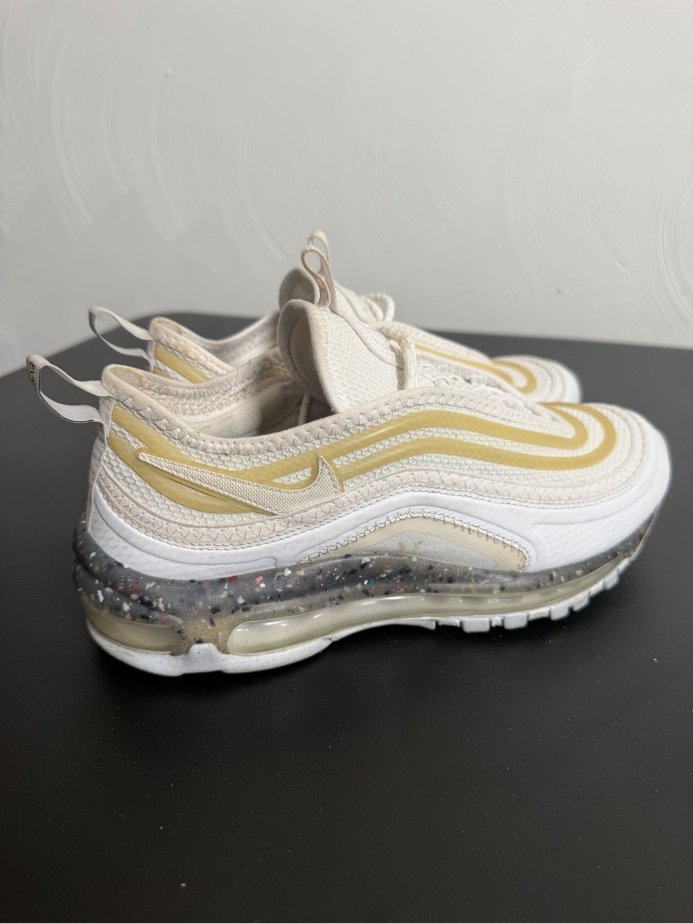 Nike Air Max Terrascape 97 Men’s Triple White Mesh Low Top Sneakers